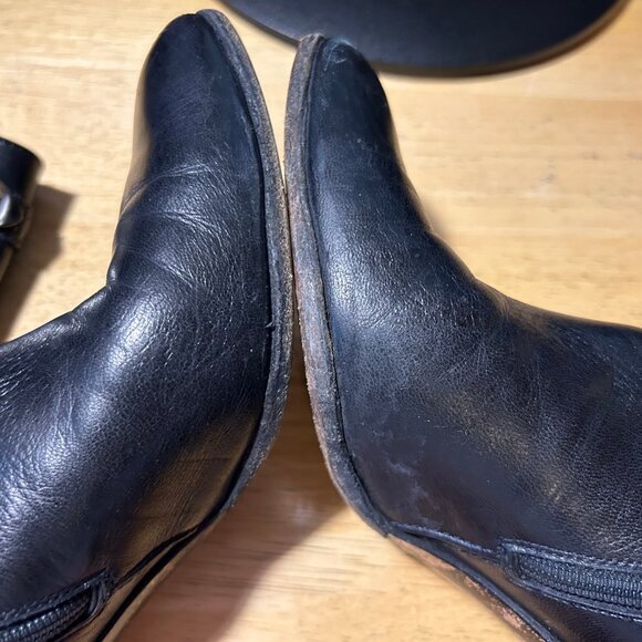 Women Gucci Black 100% Leather Alligator Croc Knee High Heel Designer Boots 6 - Picture 12 of 16